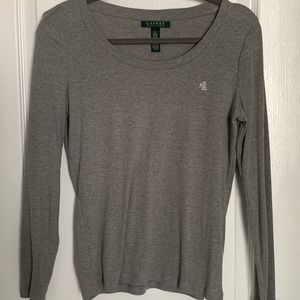 Lauren by Ralph Lauren crewneck LS tee